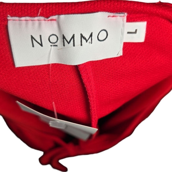 NWT Vibrant Red Dress by Nommo Size L - Picture 2 of 5
